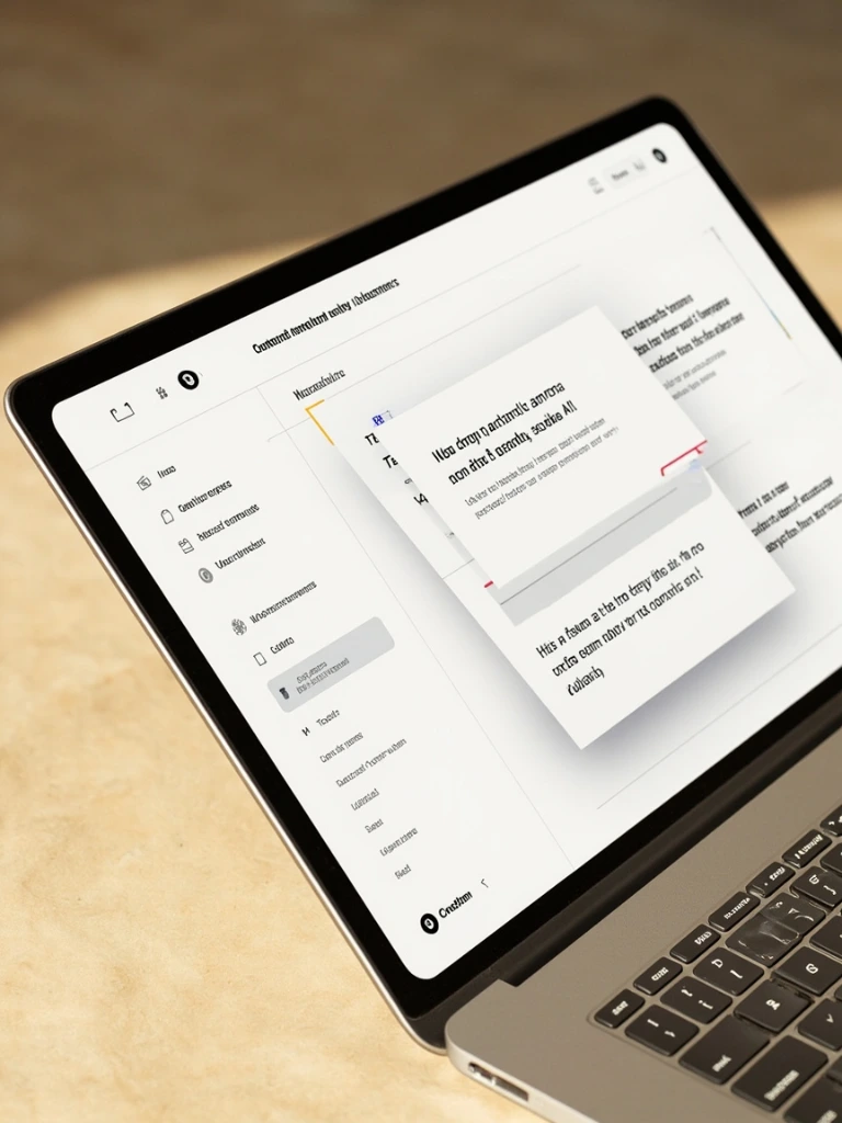 A clean publishing dashboard showing draft articles ready to push to WordPress, Webflow, or Ghost.